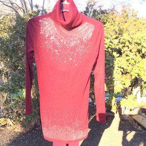 P&J Awesome Sequin Decorated Turtle Neck Tunic